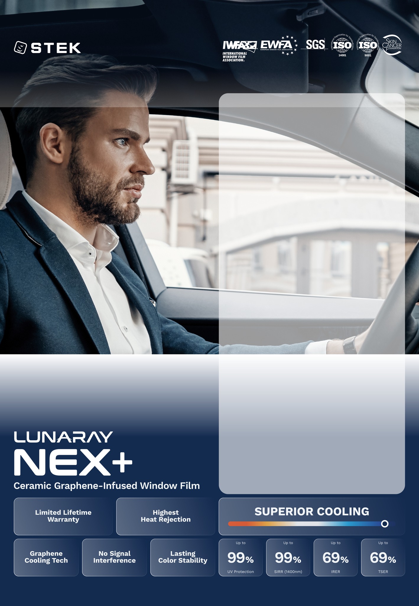 Lunaray window film installed by ALTA