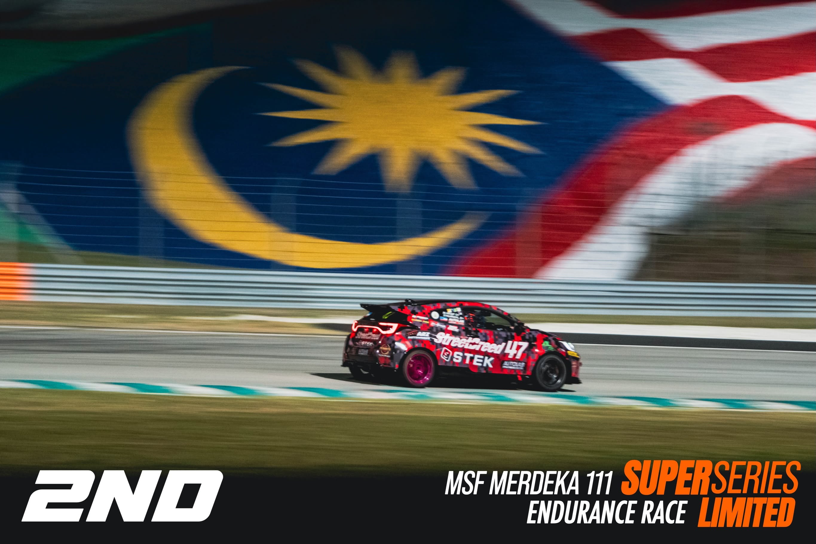 STEK-protected Streetbreed car at the MSF Merdeka 111 Super Series Endurance Race